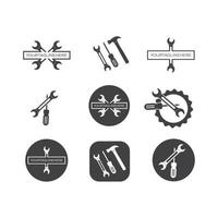 wrench vector illustration and icon of automotive repair