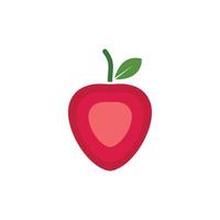 strawberry icon logo vector illustration