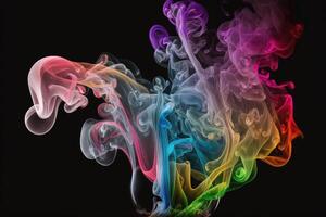 Smoke Mist Fog Colorful. photo