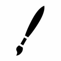 Paint brush icon simple vector illustration.