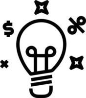 Idea solution icon symbol vector image. Illustration of the creative innovation concept design. EPS 10