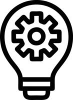 Idea solution icon symbol vector image. Illustration of the creative innovation concept design. EPS 10