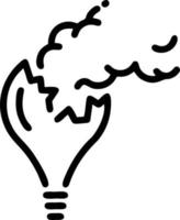 Idea solution icon symbol vector image. Illustration of the creative innovation concept design. EPS 10