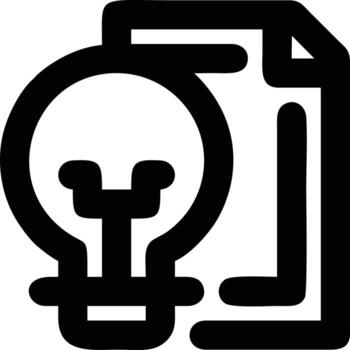 Idea solution icon symbol vector image. Illustration of the creative innovation concept design. EPS 10