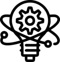 Idea solution icon symbol vector image. Illustration of the creative innovation concept design. EPS 10