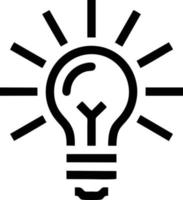 Idea solution icon symbol vector image. Illustration of the creative innovation concept design. EPS 10