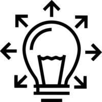Idea solution icon symbol vector image. Illustration of the creative innovation concept design. EPS 10