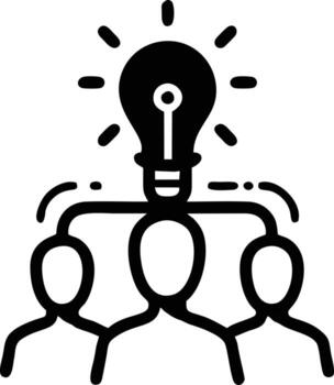 Idea solution icon symbol vector image. Illustration of the creative innovation concept design. EPS 10