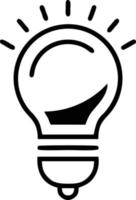 Idea solution icon symbol vector image. Illustration of the creative innovation concept design. EPS 10