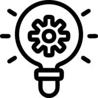 Idea solution icon symbol vector image. Illustration of the creative innovation concept design. EPS 10