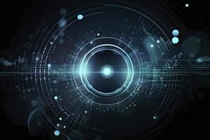 Abstract technology background Hi-tech communication concept innovation background vector illustration photo