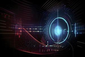 Abstract technology background Hi-tech communication concept innovation background vector illustration photo