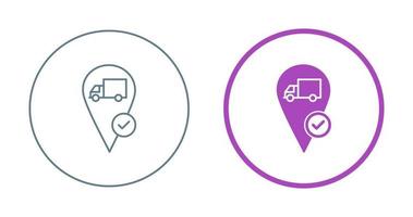 Valid Destination Vector Icon