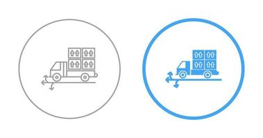 Multiple Delivery Points Vector Icon