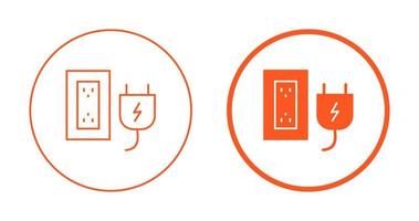 Plug and Socket Vector Icon