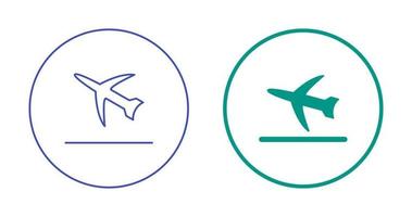 Flight Takeoff Vector Icon