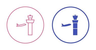 Air Control Tower Vector Icon