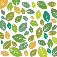 green leaf ecology nature element background vector icon of go green