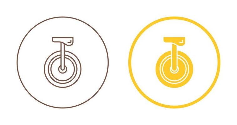 Unicycle Vector Icon