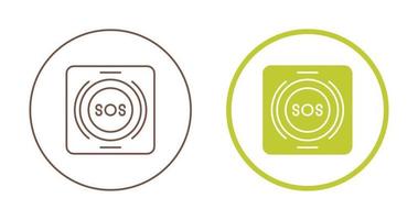 Emergency Button Vector Icon
