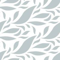Seamless pattern of imitation feathers on a white background. Abstract background for fabric and paper design. Seamless pattern of smooth elements. The waves are abstract and of different sizes vector