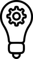 Idea solution icon symbol vector image. Illustration of the creative innovation concept design. EPS 10
