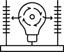 Idea solution icon symbol vector image. Illustration of the creative innovation concept design. EPS 10