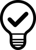 Idea solution icon symbol vector image. Illustration of the creative innovation concept design. EPS 10