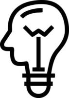 Idea solution icon symbol vector image. Illustration of the creative innovation concept design. EPS 10