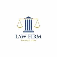 Law Firm Logo Design Template vector