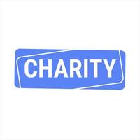 Charity and Generosity Blue Vector Callout Banner with Reminder to Give During Ramadan