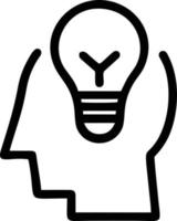 Idea solution icon symbol vector image. Illustration of the creative innovation concept design. EPS 10