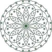 Best star mandala design vector