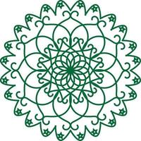 Beutiful floral mandala art design vector