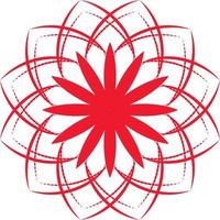 Mandala design 01 vector