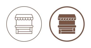 Food Stand Vector Icon