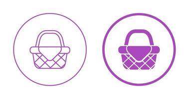 Picnic Basket Vector Icon