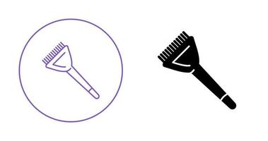 Hair Dye Brush Vector Icon