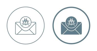 Mail Virus Vector Icon