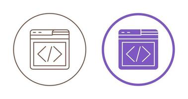 Web Programing Vector Icon