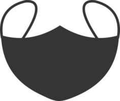 Black mask PNG