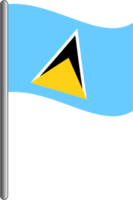 St. Lucia-Flagge png