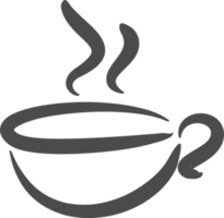 café taza logo elemento png