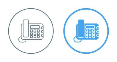 Land Line Phone Vector Icon