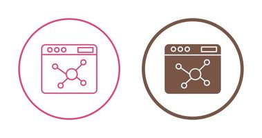 icono de vector de algoritmo