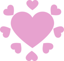 rosado corazón png