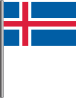 Iceland flag PNG