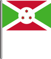 Burundi flag PNG