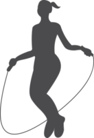 el mujer saltando cuerda icono png