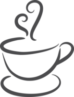 café taza logo elemento png